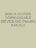 Thumbnail BANG AND OLUFSEN BEOMASTER  HOME OWNERS SERVICE MANUAL 