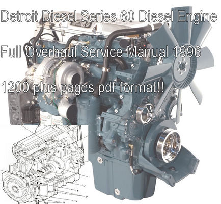 Product picture Detroit Diesel Series 60 Service Shop Manual Download