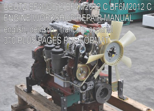 Product picture DEUTZ 2012  BF4M2012  BF4M2012 C BF6M2012 C   SERVICE MANUAL