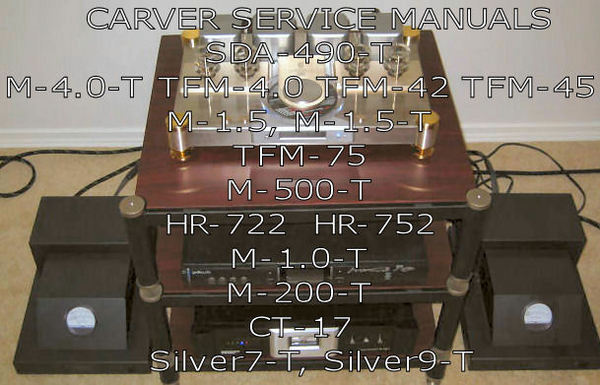 Product picture CARVER HOME OWNER SERVICE REPAIR MANUAL PDF INSTANT DOWNLOAD