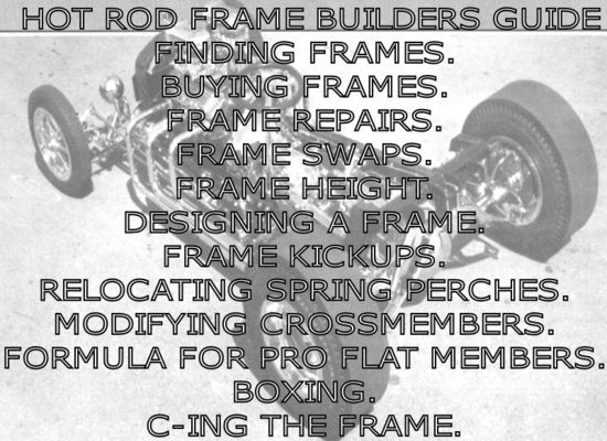 Product picture HOTROD FRAMES BUILDERS GUIDE BOOK PDF DOWNLOAD
