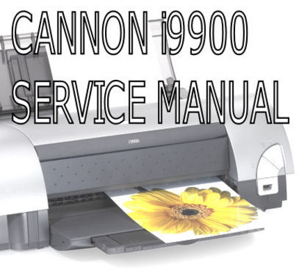 Product picture CANON I9900 I9950 SERVICE MANUAL PDF DOWNLOAD