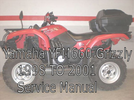 Product picture Yamaha Grizzly 660 YFM660 Service Manual